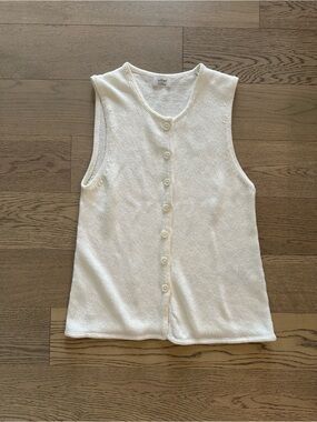 Aritzia Button Up Sweater Vest